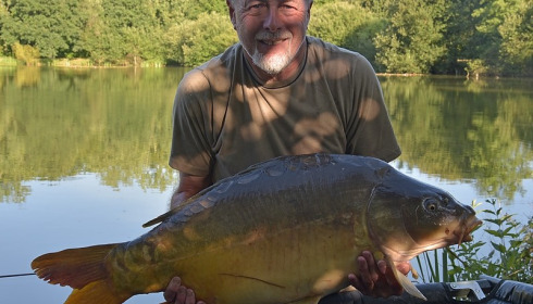 A 32 lb 8 oz carp from Lillybelle, Bill Hall, Jul 2015