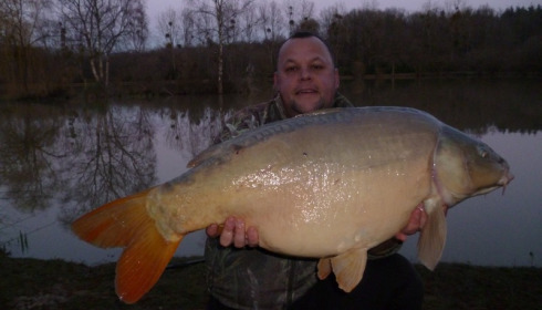 A 32 lb carp from Lillybelle, Richard Owen, Mar 2016