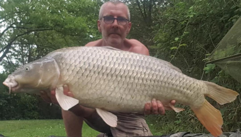 A 31 lb carp from Lillybelle, Mark Antrobus, Jul 2023