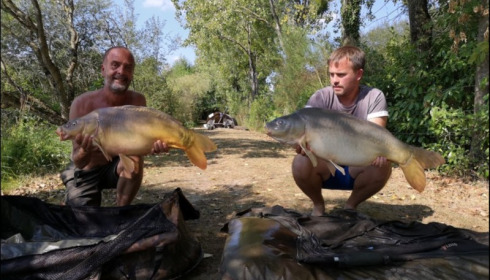 A 27 lb carp from Lillybelle, Jason & Martin, Sep 2018