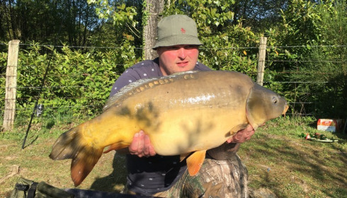 A 28 lb carp from Lillybelle, Dwayne Smith, Apr 2017