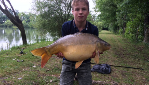 A 20 lb 3 oz carp from Lillybelle, Ben Talbot, Jun 2015