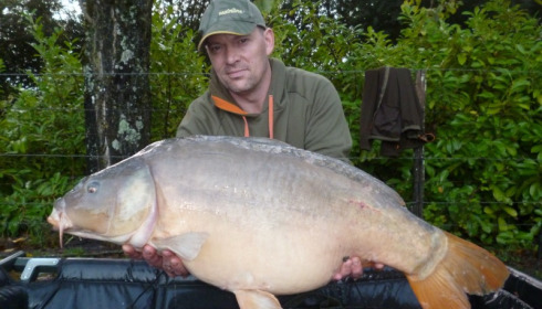 A 33 lb 4 oz carp from Lillybelle, Simon Green, Aug 2015