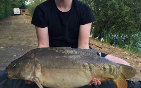 A 22 lb carp from Lillybelle, Ryan Plant, Aug 2016
