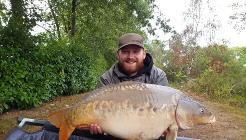 A 27 lb carp from Lillybelle, Luke Shaw, Aug 2017