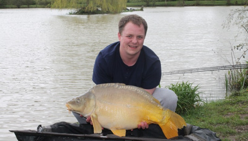 A 27 lb 8 oz carp from Lillybelle, Joe Hopkins, Apr 2018