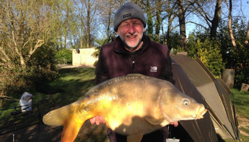 A 25 lb carp from Lillybelle, Roy Cookson, Apr 2016