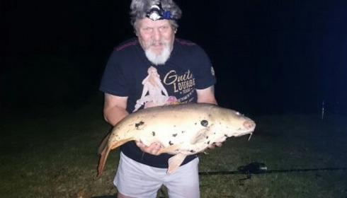 A 26 lb carp from Lillybelle, John Preston, Aug 2016