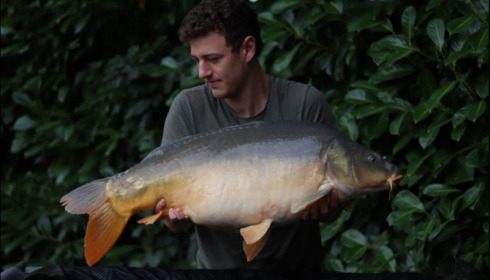 A 32 lb carp from Lillybelle, James Morris, Aug 2018