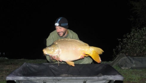 A 26 lb 12 oz carp from Lillybelle, Simmo, Apr 2017