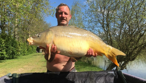 A 31 lb carp from Lillybelle, Steve Bellis, Apr 2017