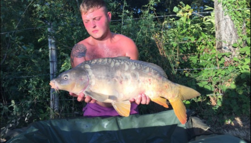 A 20 lb carp from Lillybelle, Chad Hand, Aug 2018