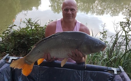 A 29 lb 7 oz carp from Lillybelle, Mike Ramsden, Jul 2017