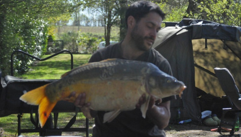 A 26 lb 12 oz carp from Lillybelle, Simmo, Apr 2017