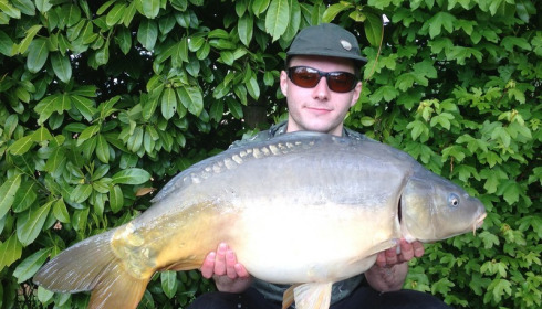 A 22 lb carp from Lillybelle, Charlie Groves, May 2017