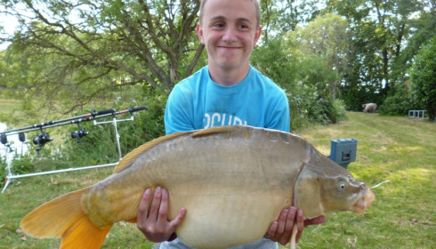 A 23 lb 10 oz carp from Lillybelle, Thomas Wills, Aug 2014