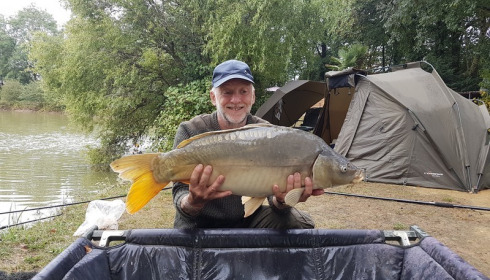 A 24 lb carp from Lillybelle, Roy Cookson, Aug 2017