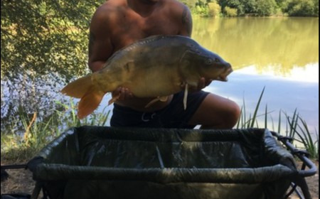A 23 lb 3 oz carp from Lillybelle, Shaun Dalby, Aug 2018