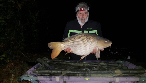 A 30 lb carp from Lillybelle, Dave Brown, Oct 2021