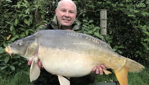 A 34 lb carp from Lillybelle, John Burnhope, Apr 2018