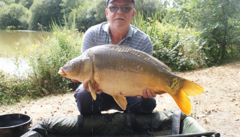 A 26 lb carp from Lillybelle, Chris Bussey, Aug 2016