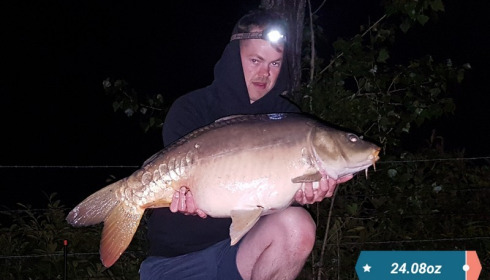 A 24 lb 8 oz carp from Lillybelle, Steven Mathews, Apr 2017
