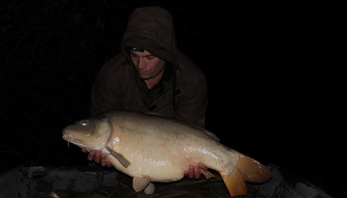 A 24 lb carp from Lillybelle, Rob Woods, Apr 2016