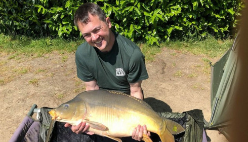 A 32 lb carp from Lillybelle, Gary Thorpe, May 2018