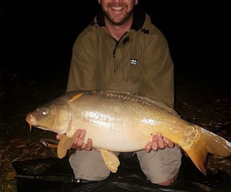 A 21 lb 13 oz carp from Lillybelle, Chris Picket, Oct 2017