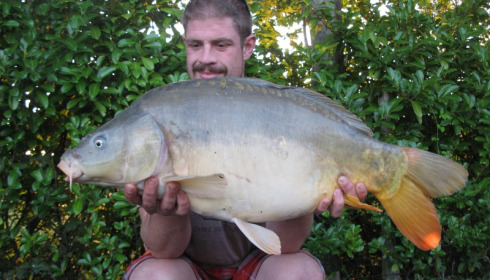 A 22 lb 12 oz carp from Lillybelle, Thomas Hocking, Sep 2015