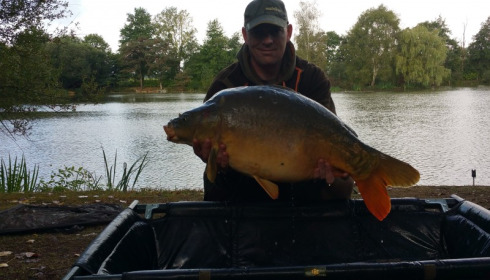 A 32 lb 15 oz carp from Lillybelle, Simon Green, Aug 2015