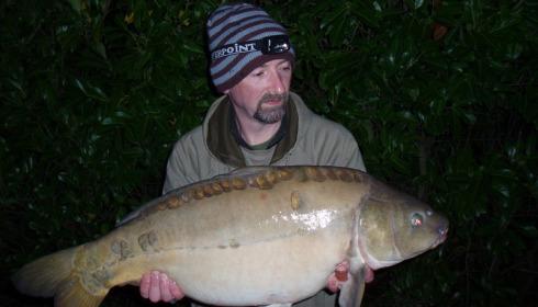 A 24 lb carp from Lillybelle, Stephen Dixon, Oct 2015