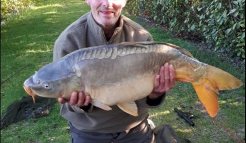 A 28 lb 4 oz carp from Lillybelle, Gordon Woodrow, May 2019