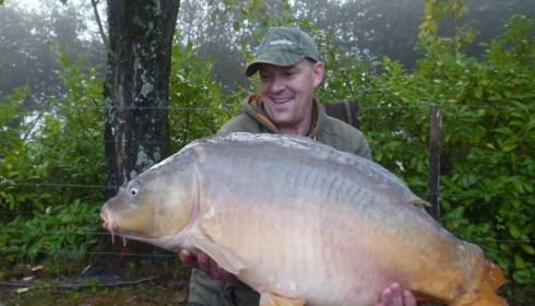 A 39 lb 10 oz carp from Lillybelle, Simon Green, Aug 2015