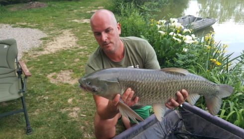 A 20 lb grass carp from Lillybelle, Jon Blackall, May 2017