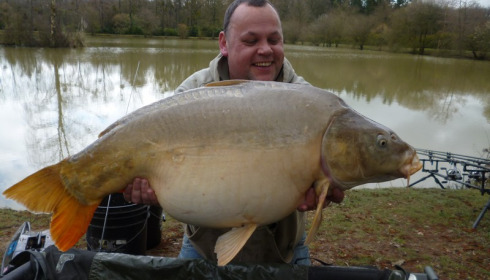 A 39 lb 4 oz carp from Lillybelle, Richard Owen, Mar 2016