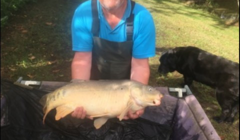 A 26 lb carp from Lillybelle, Andy Smith, Oct 2019