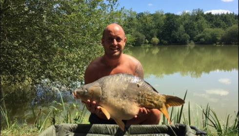 A 23 lb 3 oz carp from Lillybelle, Shaun Dalby, Aug 2018