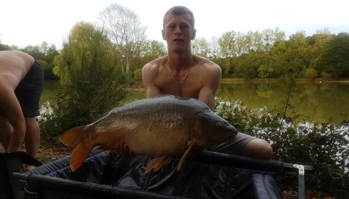 A 25 lb carp from Lillybelle, Jack Heaven, Aug 2017