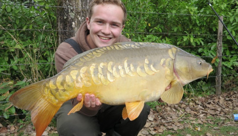 A 23 lb carp from Lillybelle, Tom Peach, Oct 2016