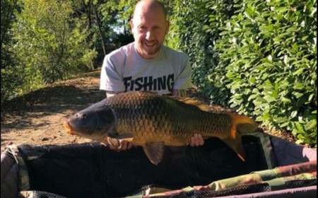 A 23 lb 8 oz carp from Lillybelle, Paul Fitzgibbons, Sep 2018