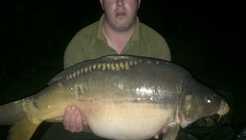 A 33 lb 4 oz carp from Lillybelle, Poop, Apr 2017