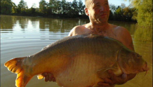 A 46 lb carp from Lillybelle, James Mclane, Sep 2018