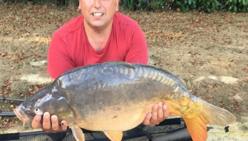 A 42 lb 10 oz carp from Lillybelle, Richard Barnes, Aug 2016