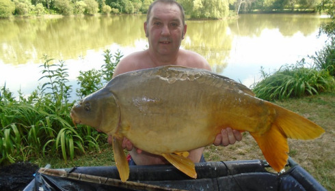 A 25 lb 8 oz carp from Lillybelle, Martin Smith, Jun 2017