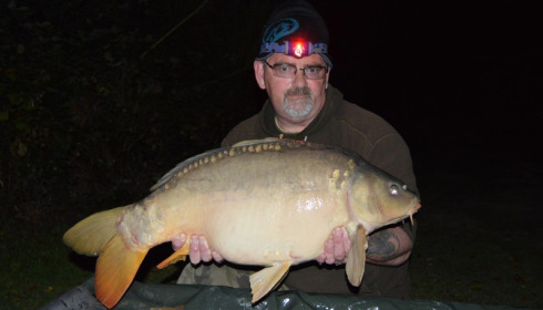A 24 lb carp from Lillybelle, David Tomkinson, Oct 2015