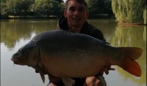 A 35 lb carp from Lillybelle, Richard Biggs, Aug 2019