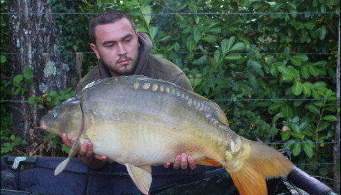 A 26 lb 4 oz carp from Lillybelle, Liam Payne, Aug 2018