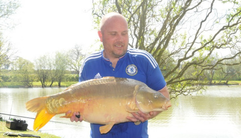 A 28 lb carp from Lillybelle, Gus, Apr 2017