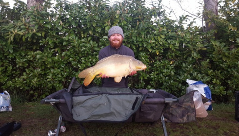 A 24 lb carp from Lillybelle, Luke Shaw, Apr 2016